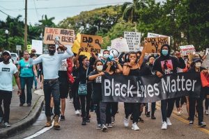 Picture of Black Lives Matter march held in Punta Gorda on June 5. Image provided by Carson McNamara.