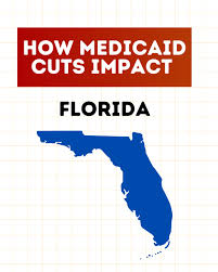 how medicaid custs impact florida with an image of the state of Florida